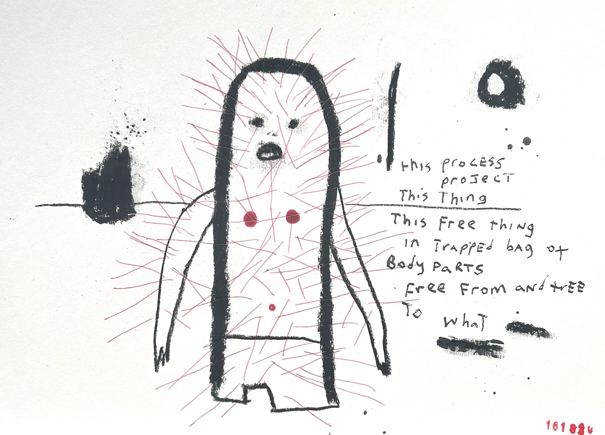 process - charcoal ink on paper 25x35cm