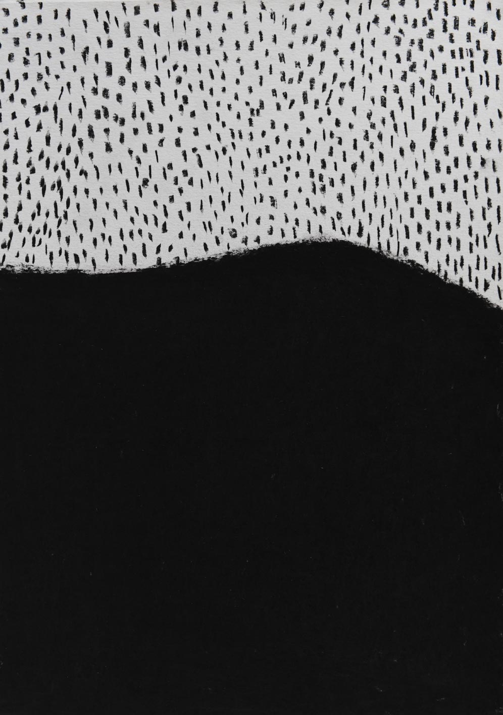 the settlement - charcoal on paper 35x25cm