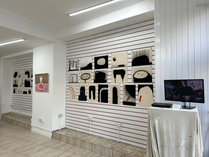 from painter to painter - an exhibition of work by phil thomas: friday 21 til saturday 29 march 2025 at london fashion warehouse 64/65a whitechapel high street, e1 7pl