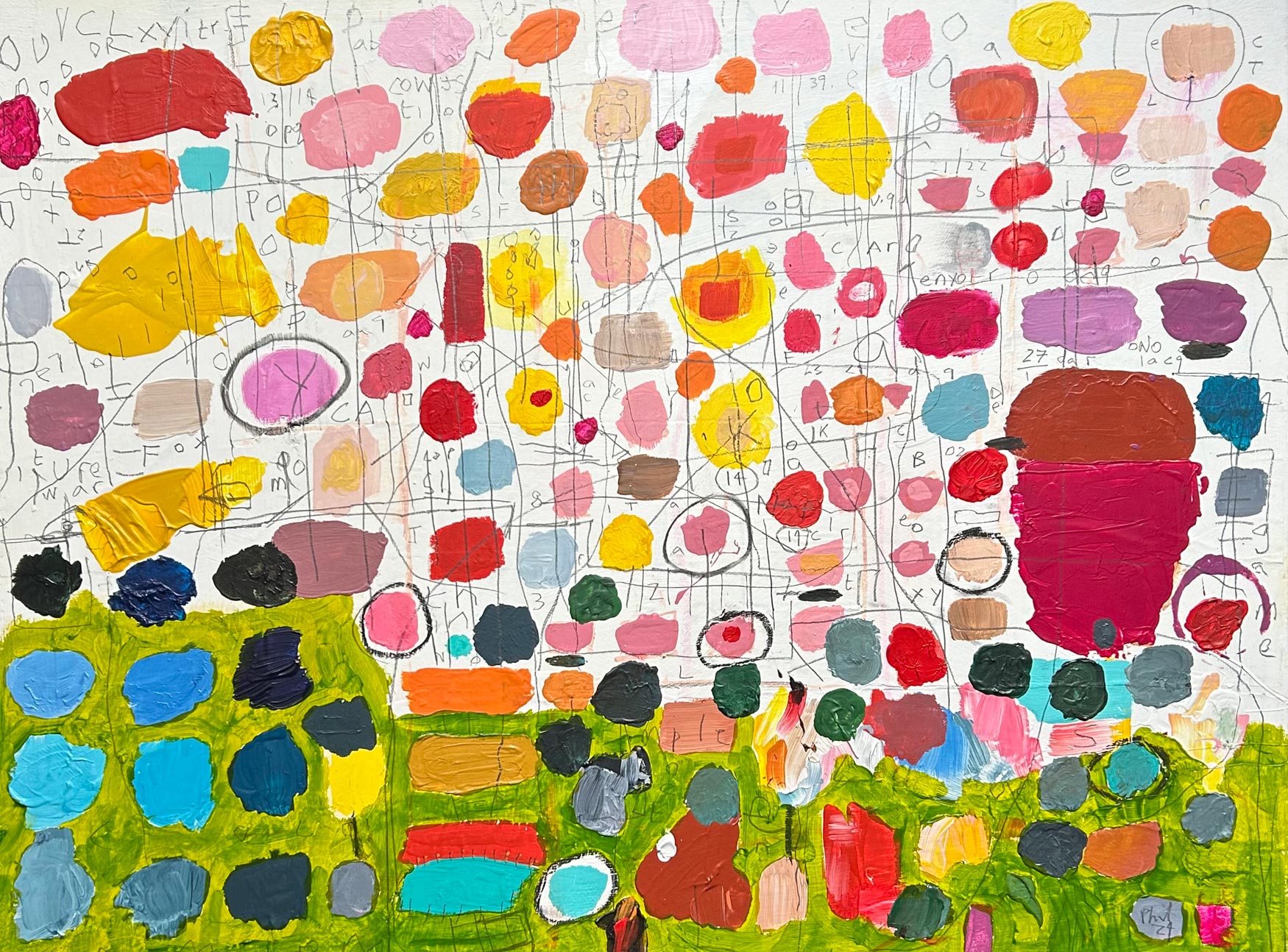 p44 - paint mixed media on canvas 60x80cm